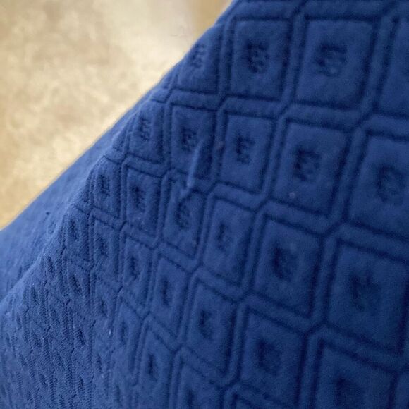 Tommy Hilfiger Sheath Dress with‎ Basketweave pattern Royal Blue Size 8 - Picture 6 of 10